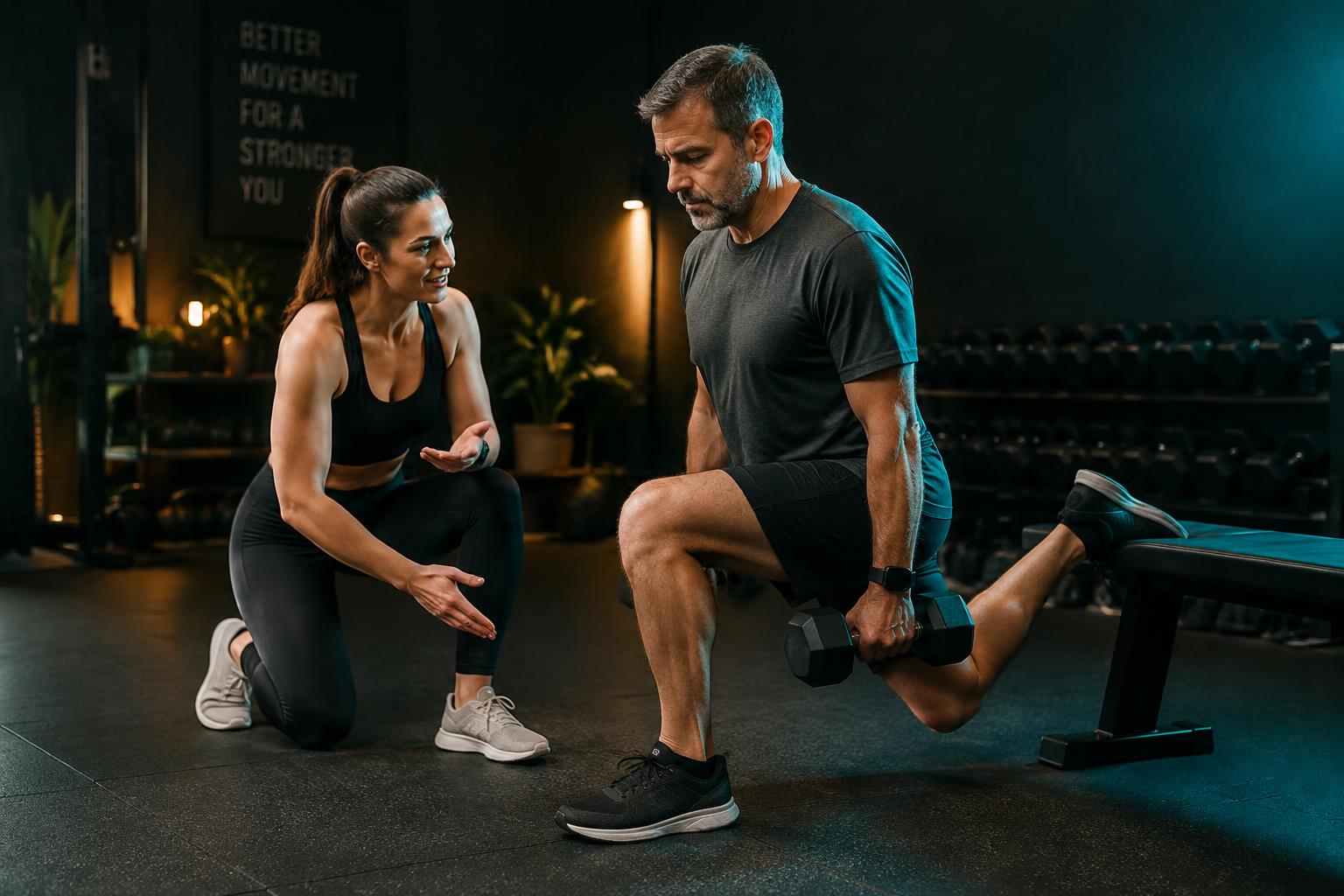 Coach guiding a client